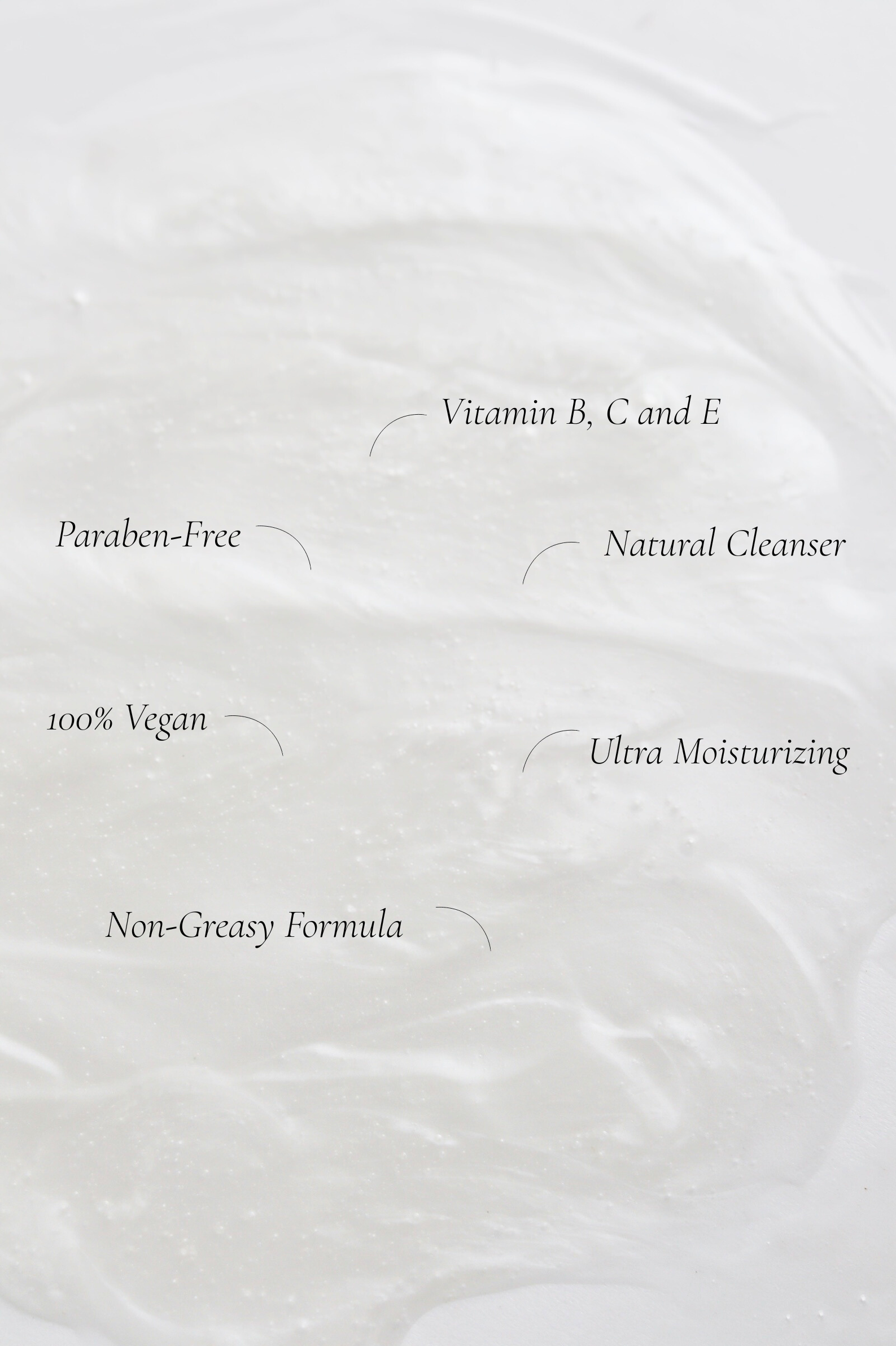 Text on a white background describing product features