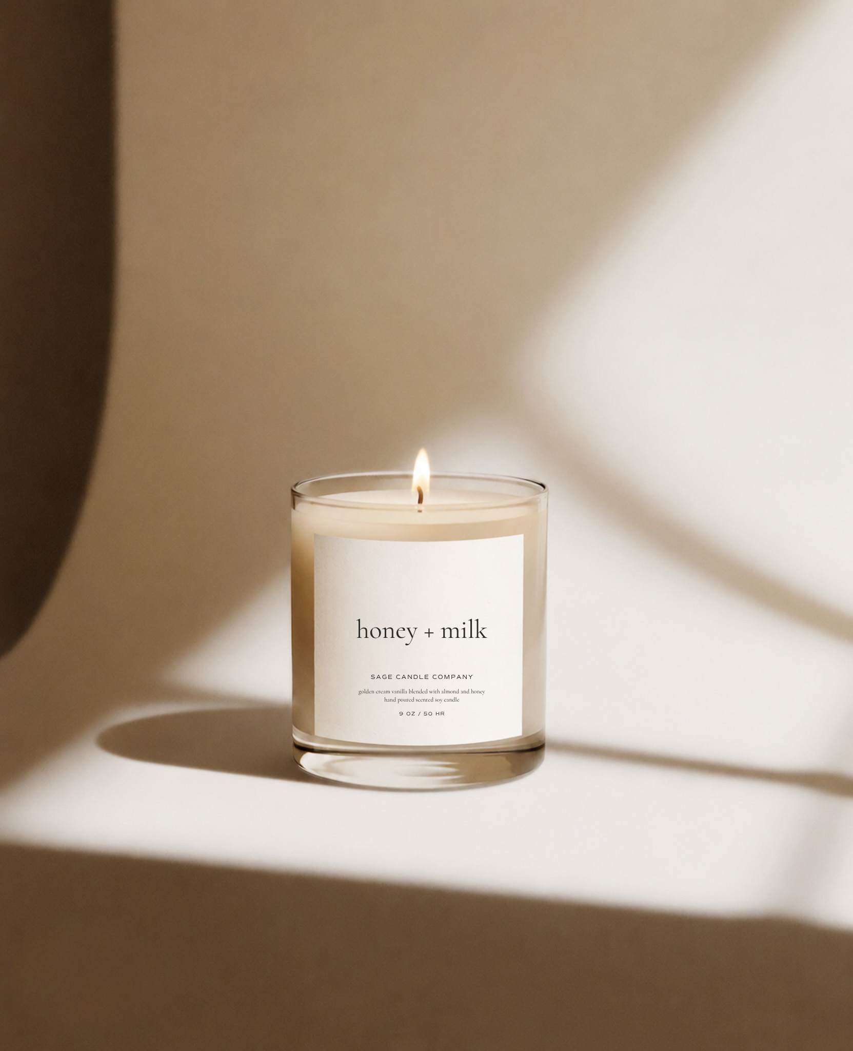Modern Candle Label Template | Editable Canva Template
