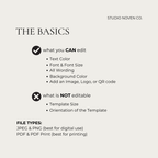 Modern Facial Serum Label Template | Editable Canva Template