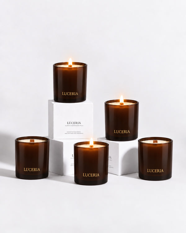 Full-Size Earthen Bundle | Five 10 oz Candles