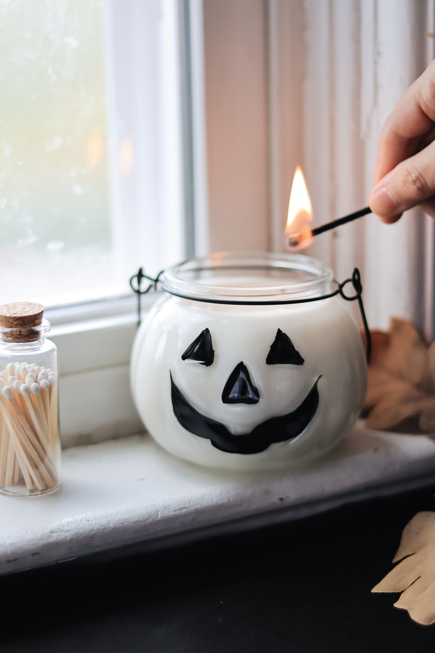 Jack O' Lantern Candles - Choose Your Own Scent | 12 oz Glass | 2 Wick - Luceria Candle Co.