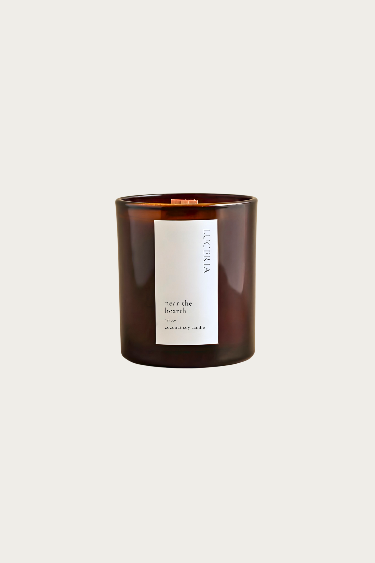 Near the Hearth candle by Luceria on a neutral background