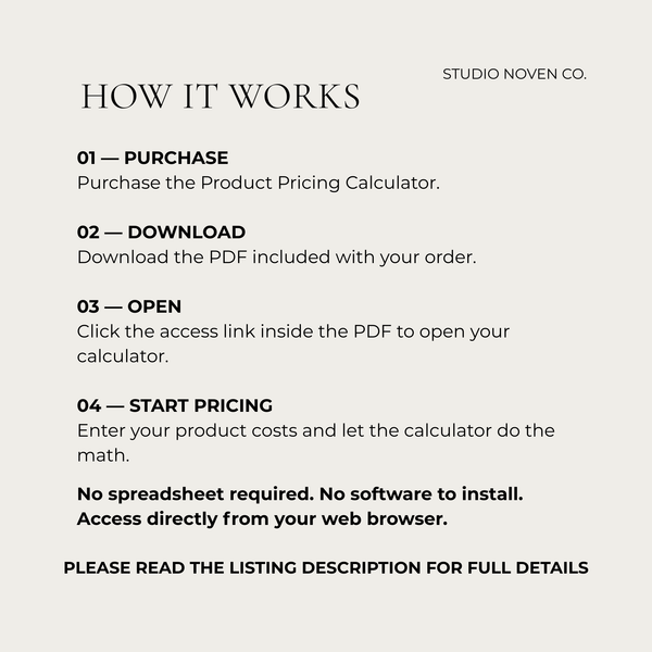 Candle Batch + Product Pricing Calculator Bundle