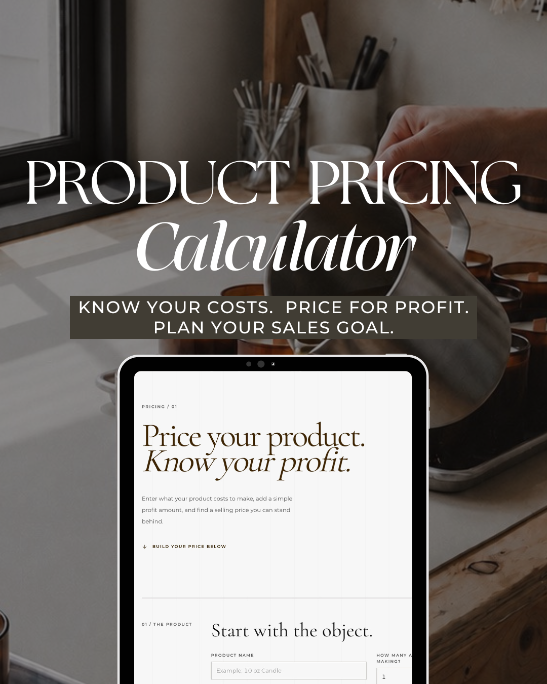 Product Pricing Calculator | Digital Tool for Small Businesses